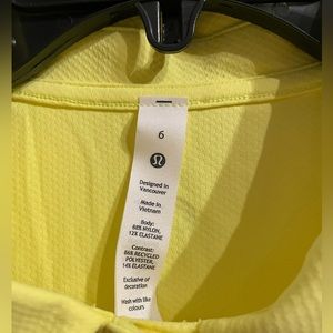 Lululemon Tennis/Golf Tank top size 6- New With out Tags